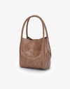 REMI/REID HOLLACE MINI WAXED TOTE BAG - MAUVE