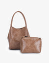 REMI/REID HOLLACE MINI WAXED TOTE BAG - MAUVE