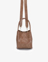 REMI/REID HOLLACE MINI WAXED TOTE BAG - MAUVE
