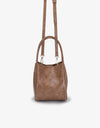 REMI/REID HOLLACE MINI WAXED TOTE BAG - MAUVE