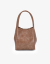 REMI/REID HOLLACE MINI WAXED TOTE BAG - MAUVE