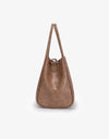 REMI/REID HOLLACE MINI WAXED TOTE BAG - MAUVE