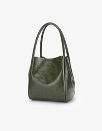 REMI/REID HOLLACE MINI WAXED TOTE BAG - OLIVE