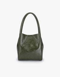 REMI/REID HOLLACE MINI WAXED TOTE BAG - OLIVE