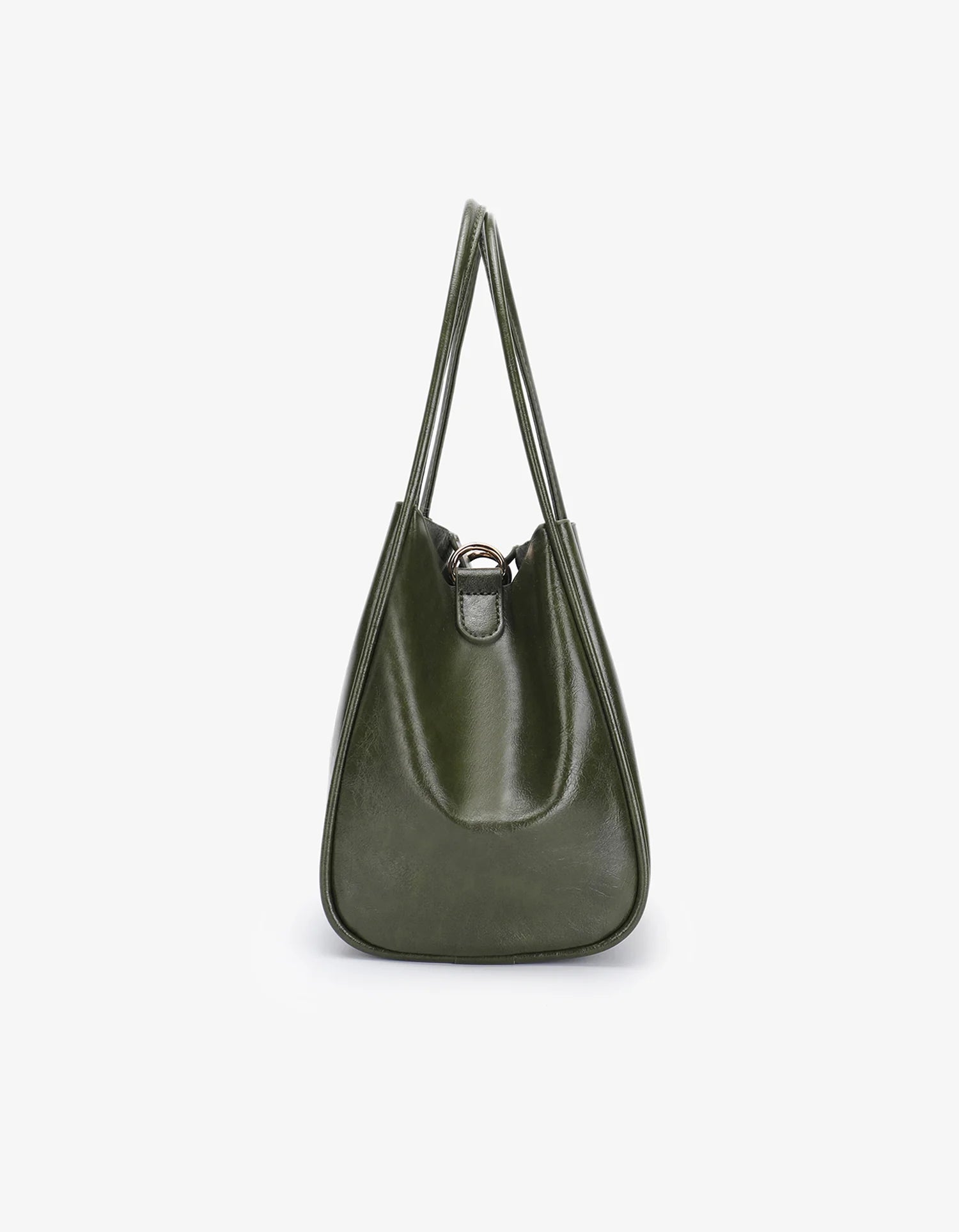 REMI/REID HOLLACE MINI WAXED TOTE BAG - OLIVE