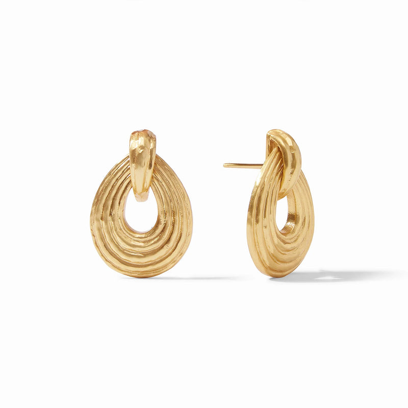 JULIE VOS HAVANA DOORKNOCKER EARRING