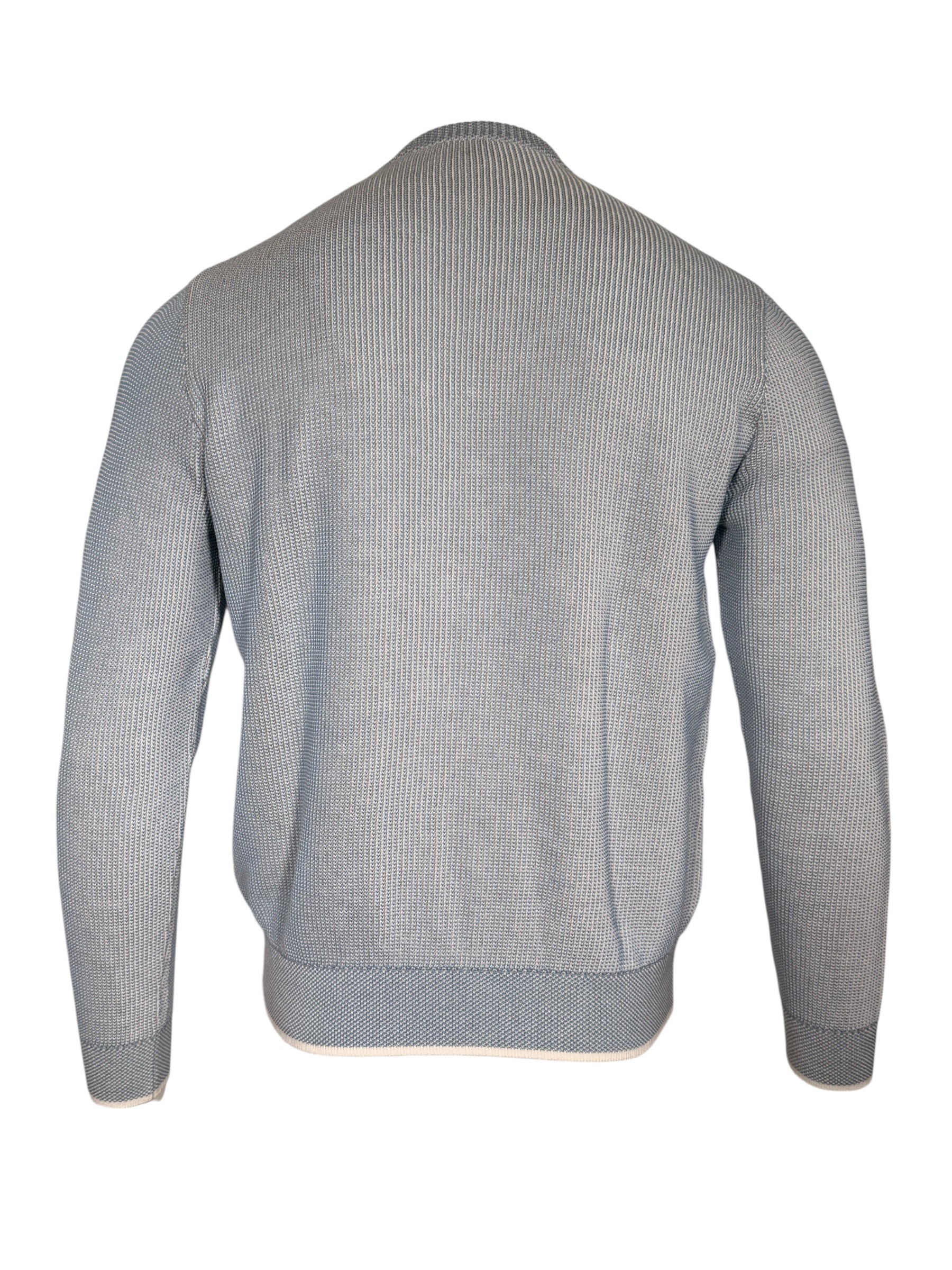PAUL & SHARK MEN'S RIVIERA FEATHER CREW SWEATER - LIGHT BLUE