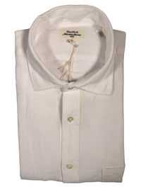 HARTFORD MEN'S CASUAL LINEN SHIRT - WHITE