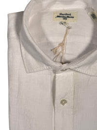 HARTFORD MEN'S CASUAL LINEN SHIRT - WHITE