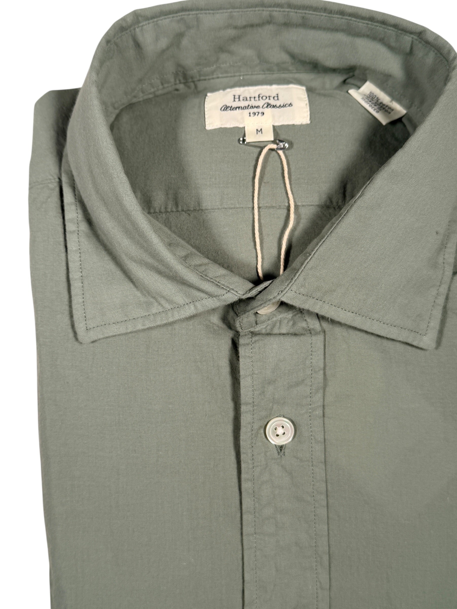 HARTFORD MEN'S CASUAL COTTON SHIRT - CACTUS