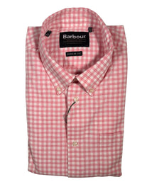 BARBOUR GINGHAM AUKSIDE REGULAR FIT SHIRT - PINK
