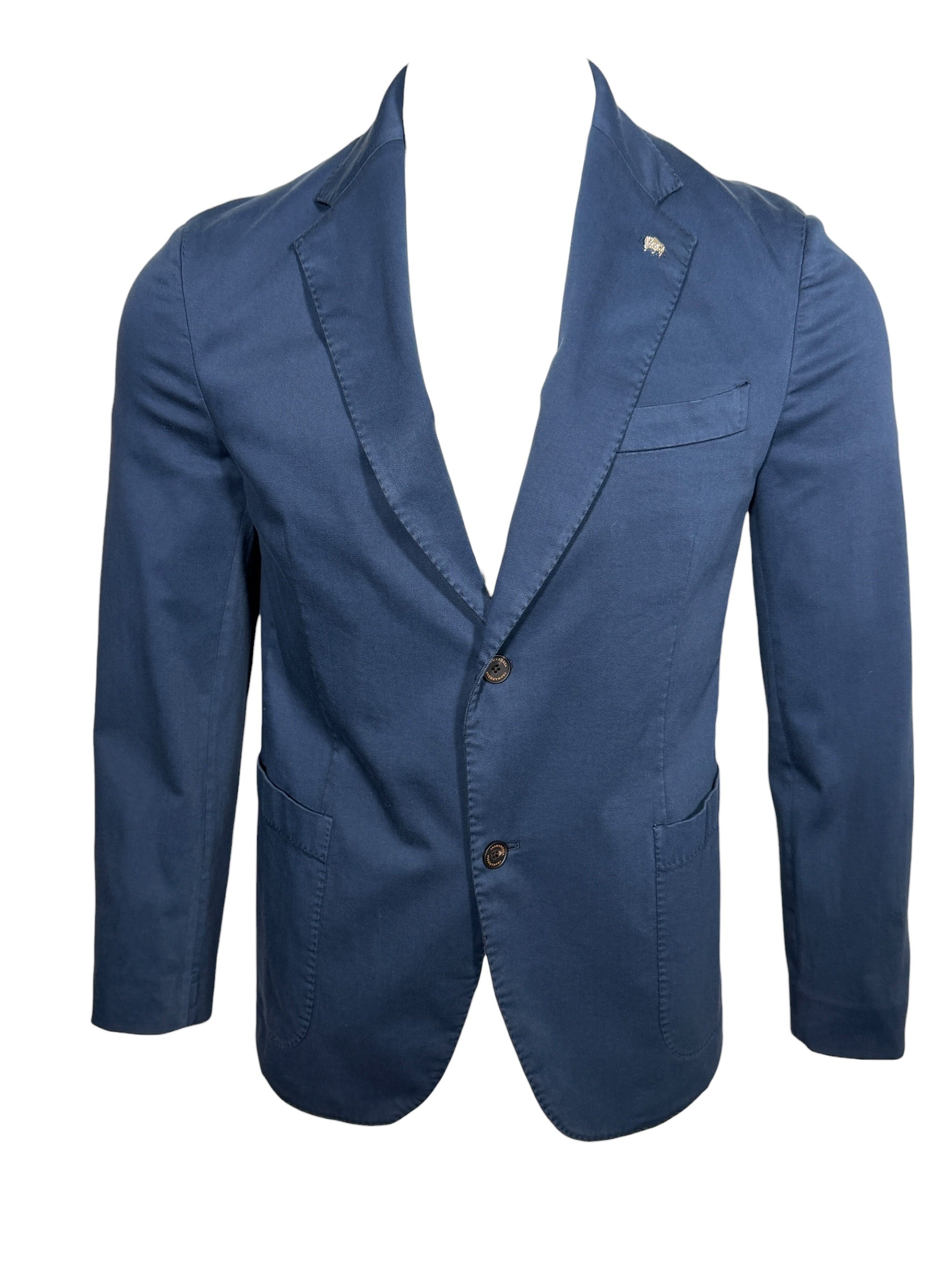TRAMAROSSA MEN'S WATER WASHED SPORT COAT - BLUE
