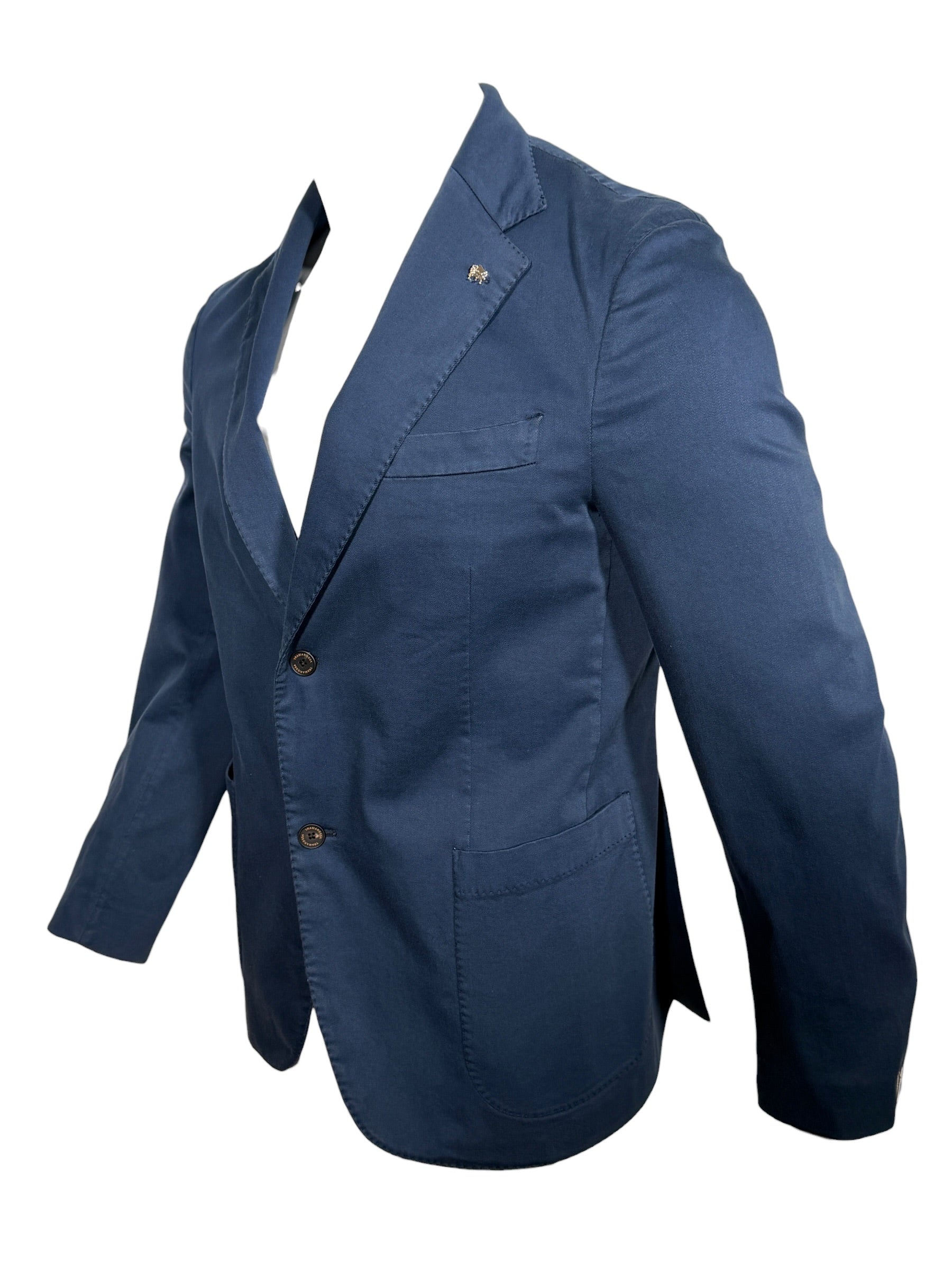 TRAMAROSSA MEN'S WATER WASHED SPORT COAT - BLUE
