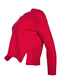 PUROTATTO CASHMERE V-NECK SWEATER - FUCHSIA