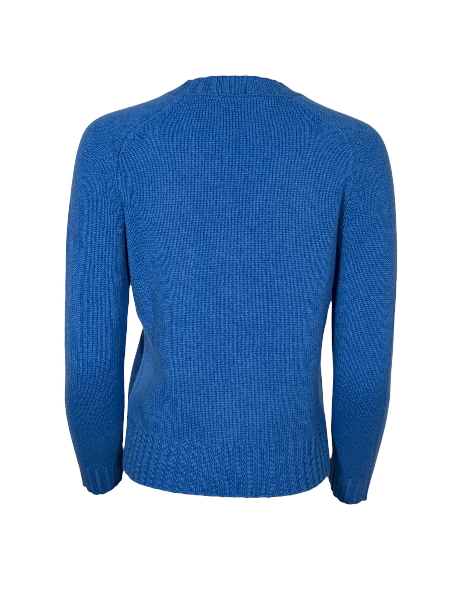 PUROTATTO CASHMERE CREW SWEATER - BLUETTE