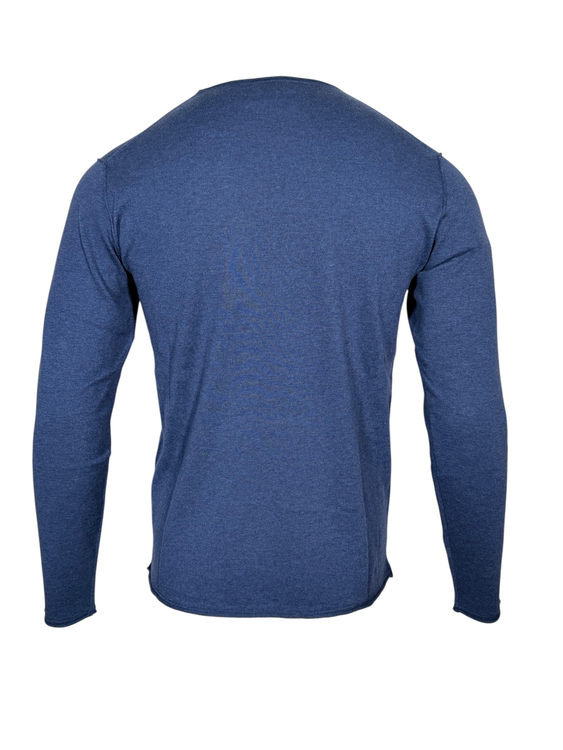 HARTFORD MEN'S KNITTED PULLOVER SWEATER - INDIGO