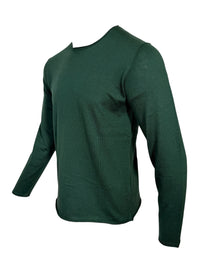 HARTFORD MEN'S KNITTED PULLOVER SWEATER - FOREST GREEN
