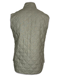 WATERVILLE FIT LINEN VEST - SAGE