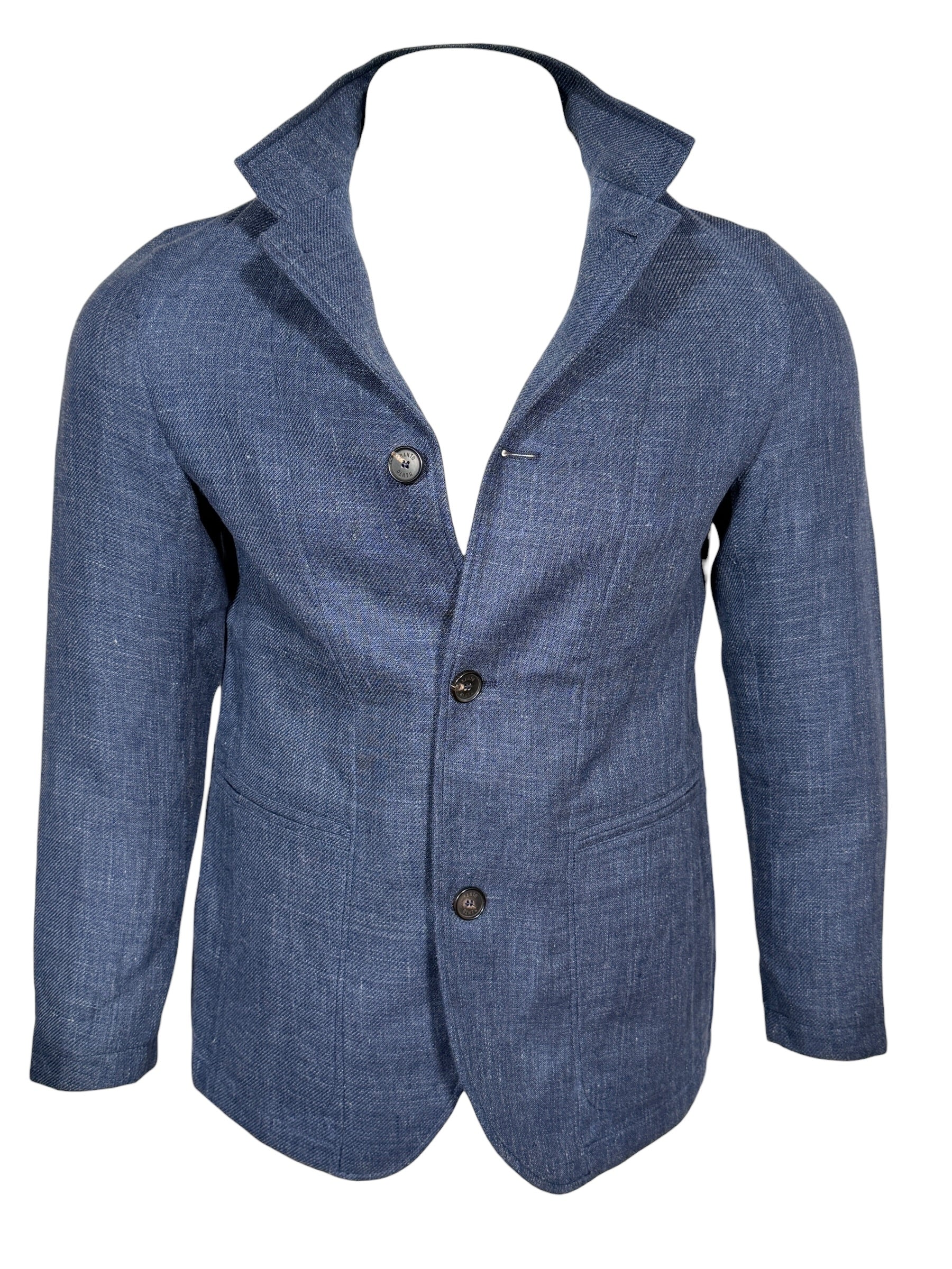 MANTO STAND UP COLLAR SPORT JACKET - BLUE