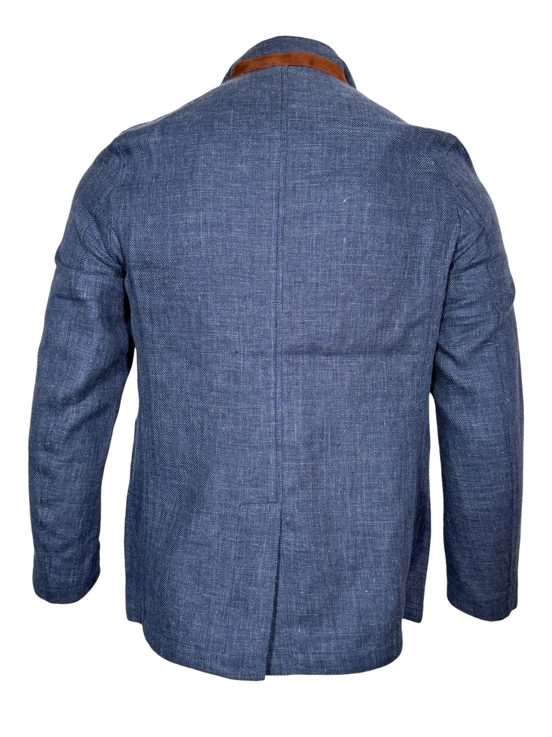 MANTO STAND UP COLLAR SPORT JACKET - BLUE