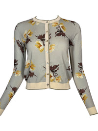 IN BED WITH YOU CARDIGAN - LIGHT BLUE POPPY