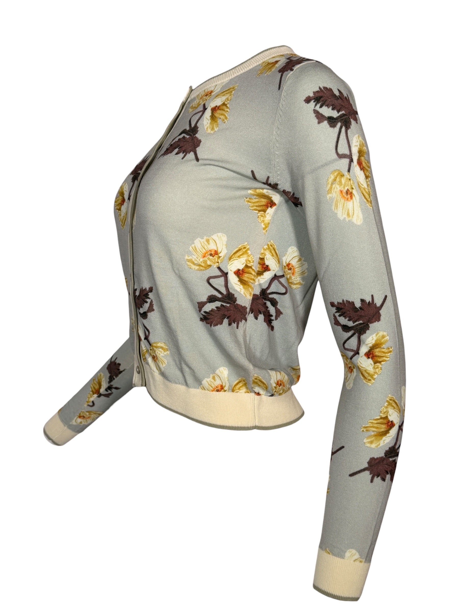 IN BED WITH YOU CARDIGAN - LIGHT BLUE POPPY