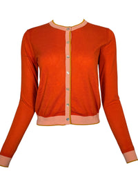 IN BED WITH YOU CARDIGAN - SOLID ORANGE