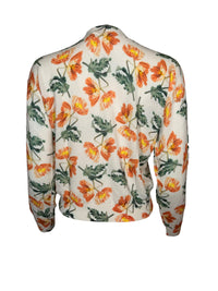 IN BED WITH YOU V-NECK CARDIGAN - WHITE POPPY