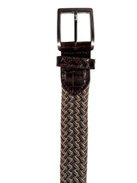 W.KLEINGBERG WOVEN BELT - COPPER BLUE