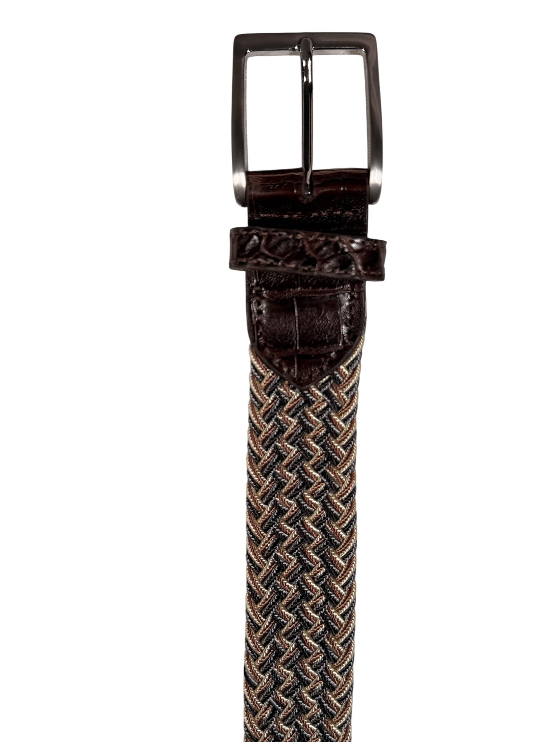 W.KLEINGBERG WOVEN BELT - COPPER BLUE