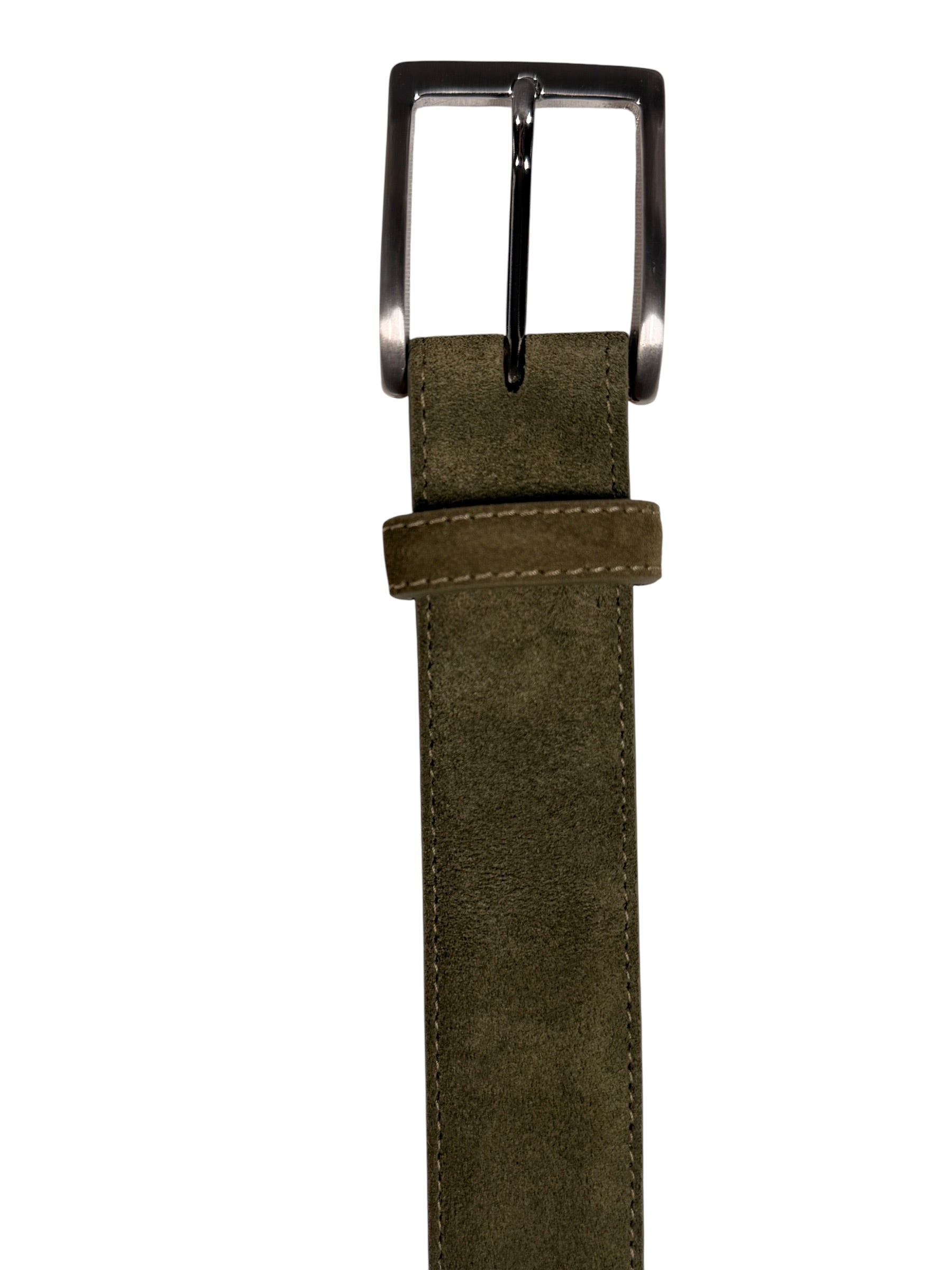 W.KLEINGBERG SUEDE BELT - ARMY