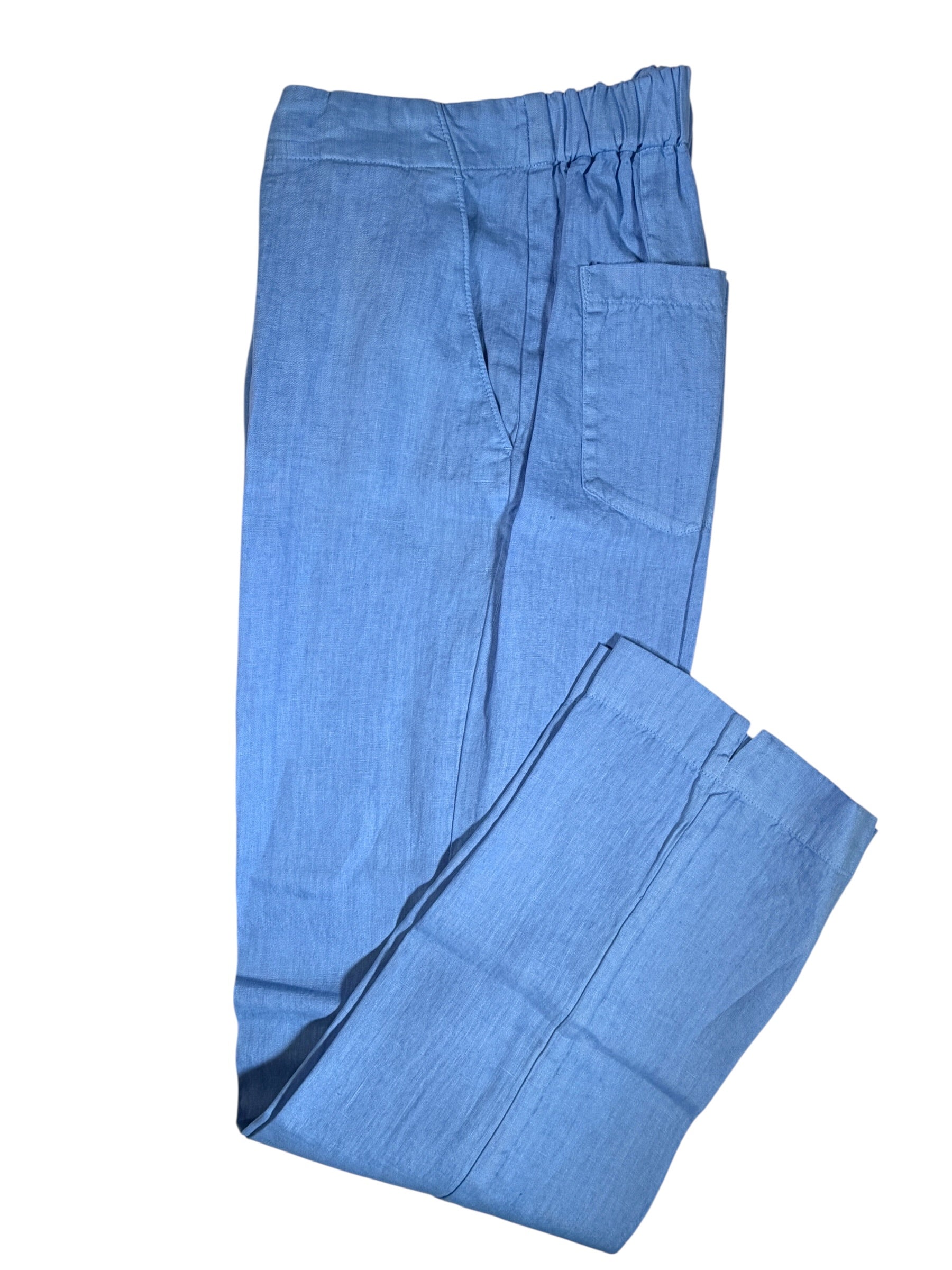 ROSSO 35 LINEN PANT - LIGHT BLUE