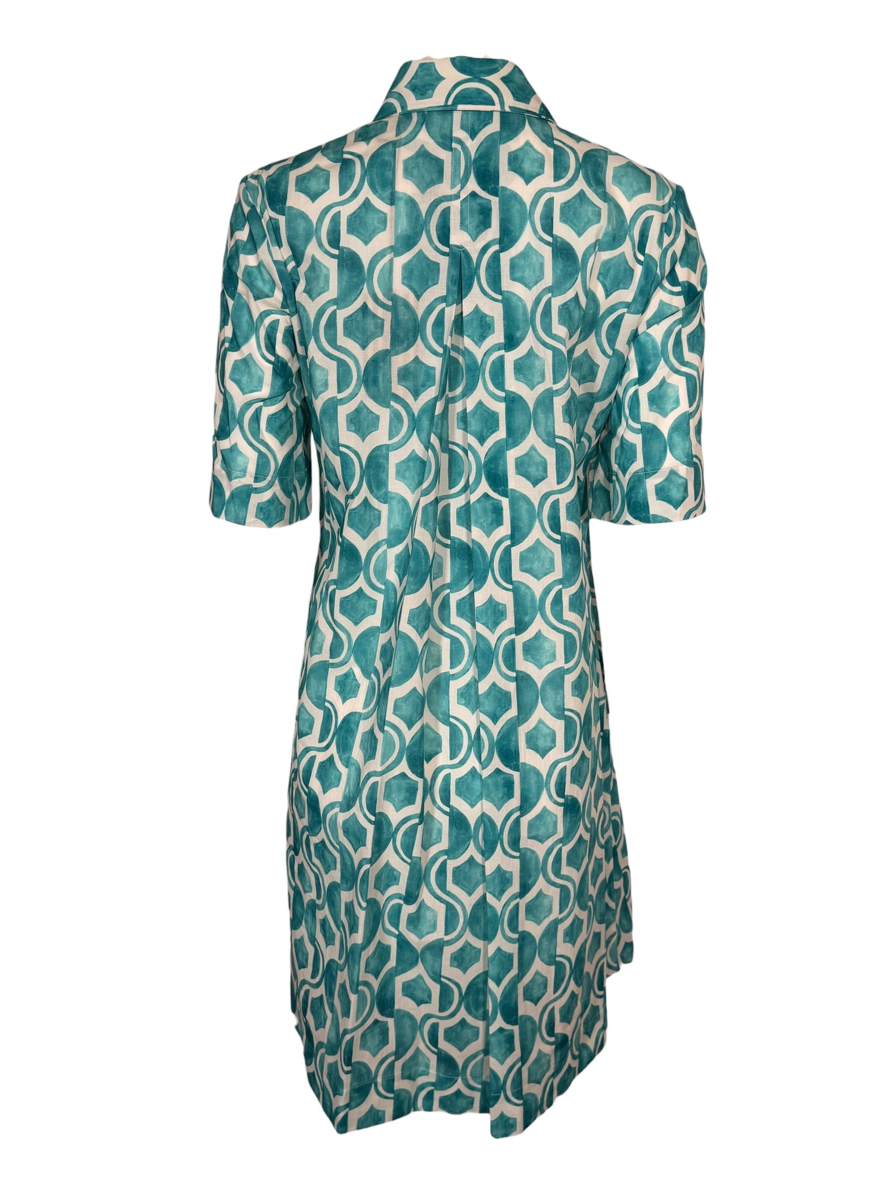 CASMICETTASNOB COTTON DRESS - TURQUOISE PRINT