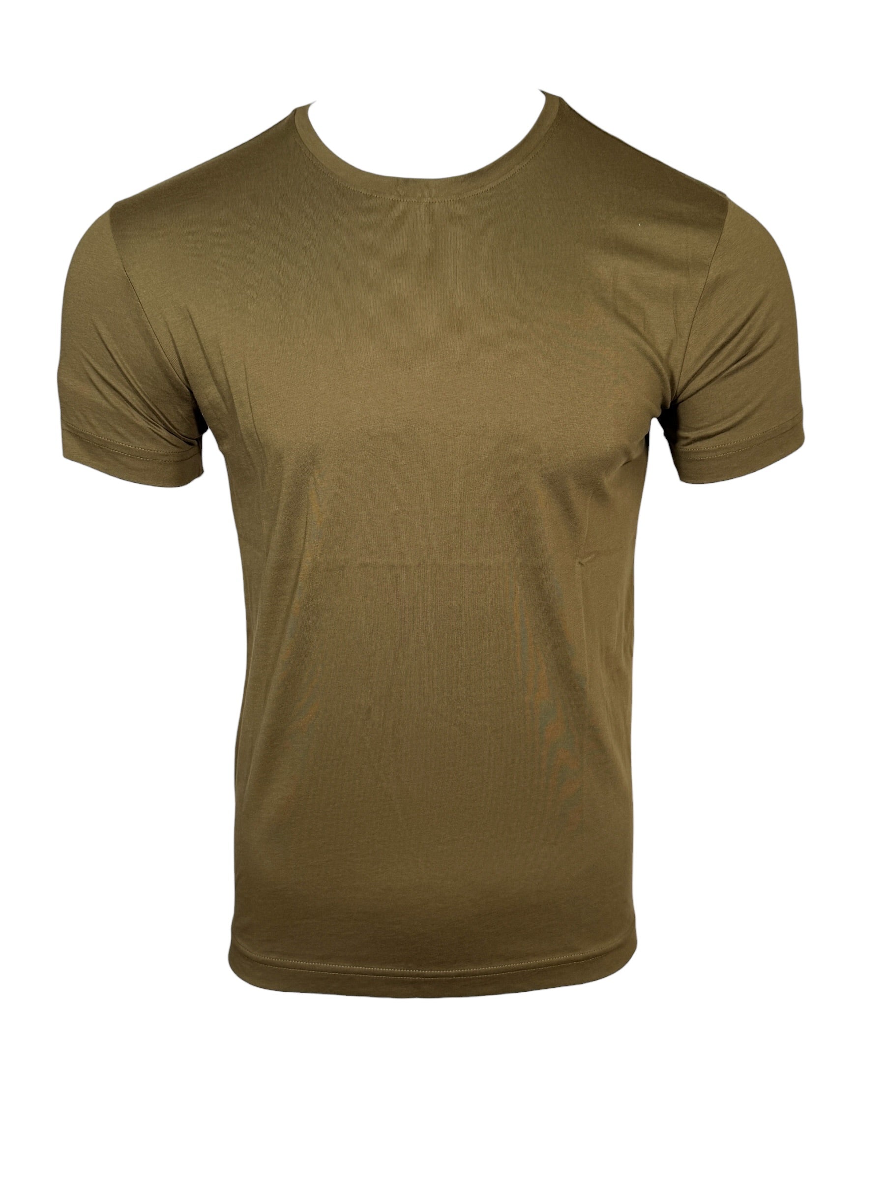 GEORG ROTH MEN'S PIMA T-SHIRT - SHORT-SLEEVE - OLIVE
