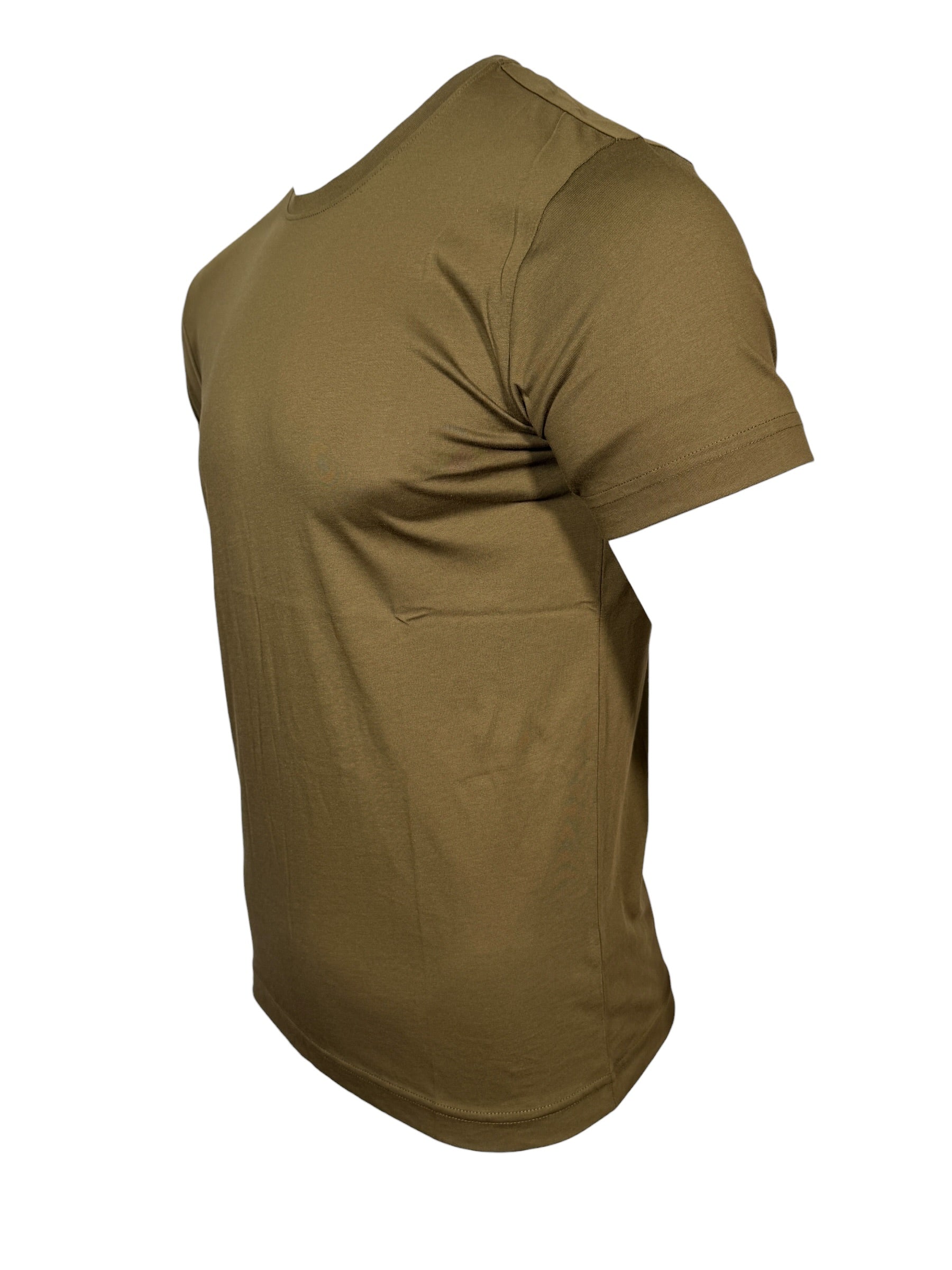 GEORG ROTH MEN'S PIMA T-SHIRT - SHORT-SLEEVE - OLIVE