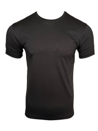 GEORG ROTH MEN'S PIMA T-SHIRT - SHORT-SLEEVE - BLACK