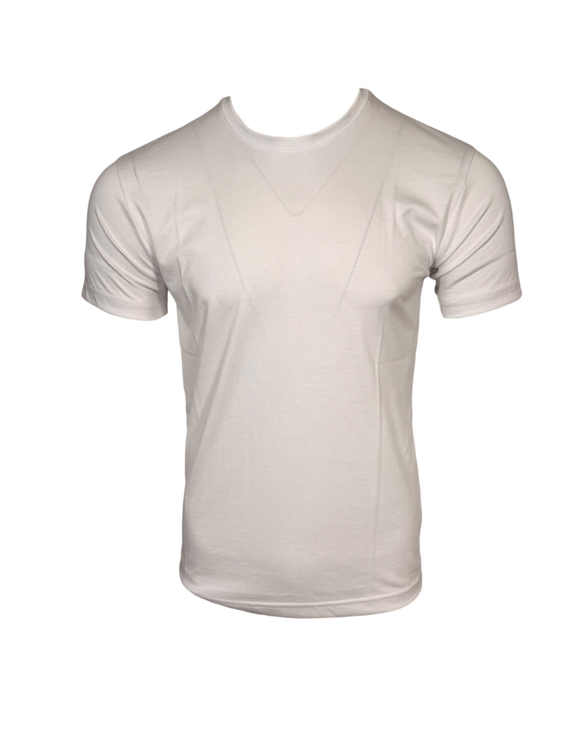 GEORG ROTH MEN'S PIMA T-SHIRT - SHORT-SLEEVE - WHITE