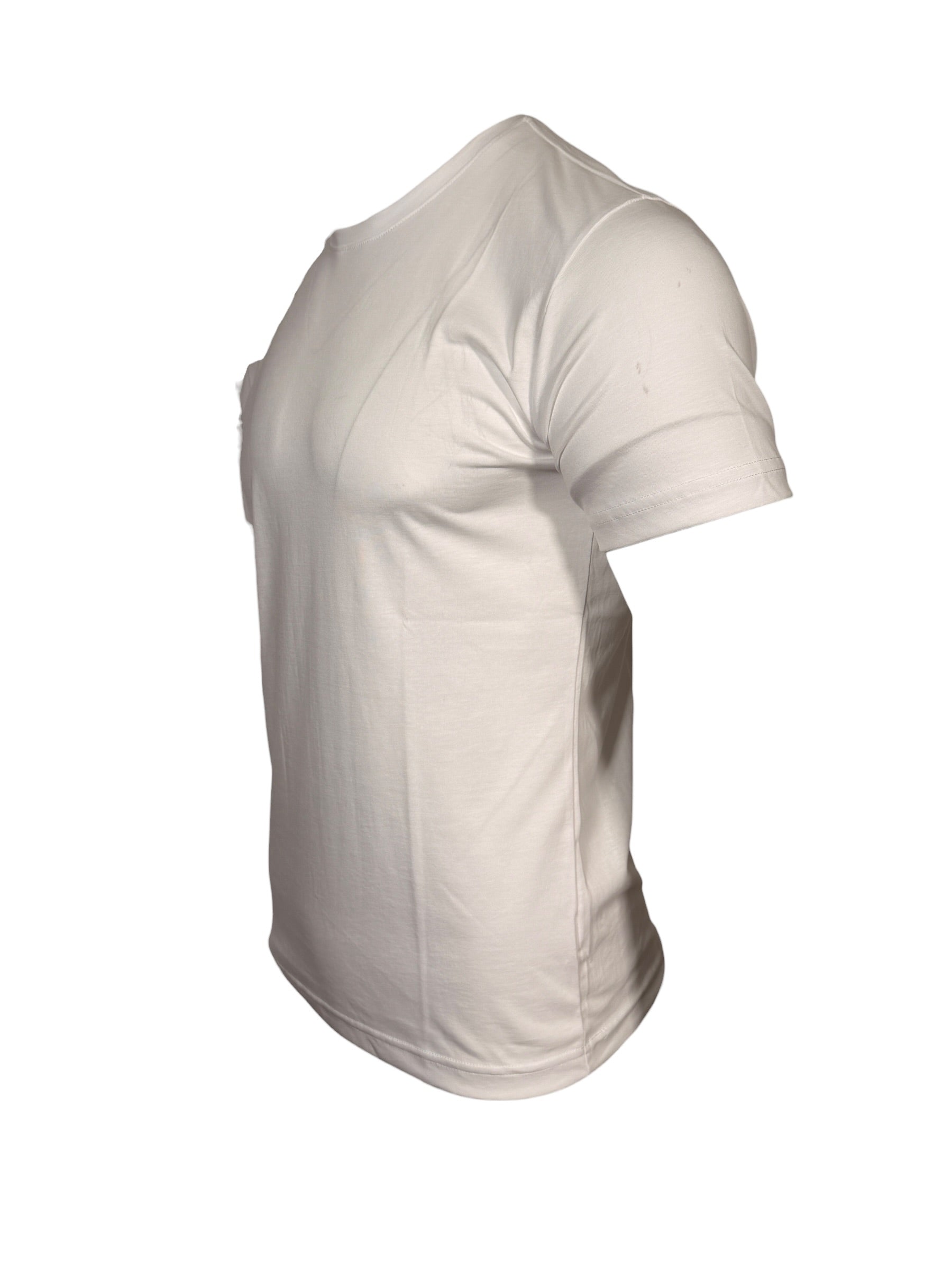 GEORG ROTH MEN'S PIMA T-SHIRT - SHORT-SLEEVE - WHITE