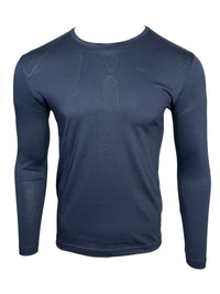 GEORG ROTH MEN'S PIMA T-SHIRT - LONG-SLEEVE - TRUE NAVY