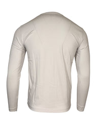 GEORG ROTH MEN'S PIMA T-SHIRT - LONG-SLEEVE - WHITE