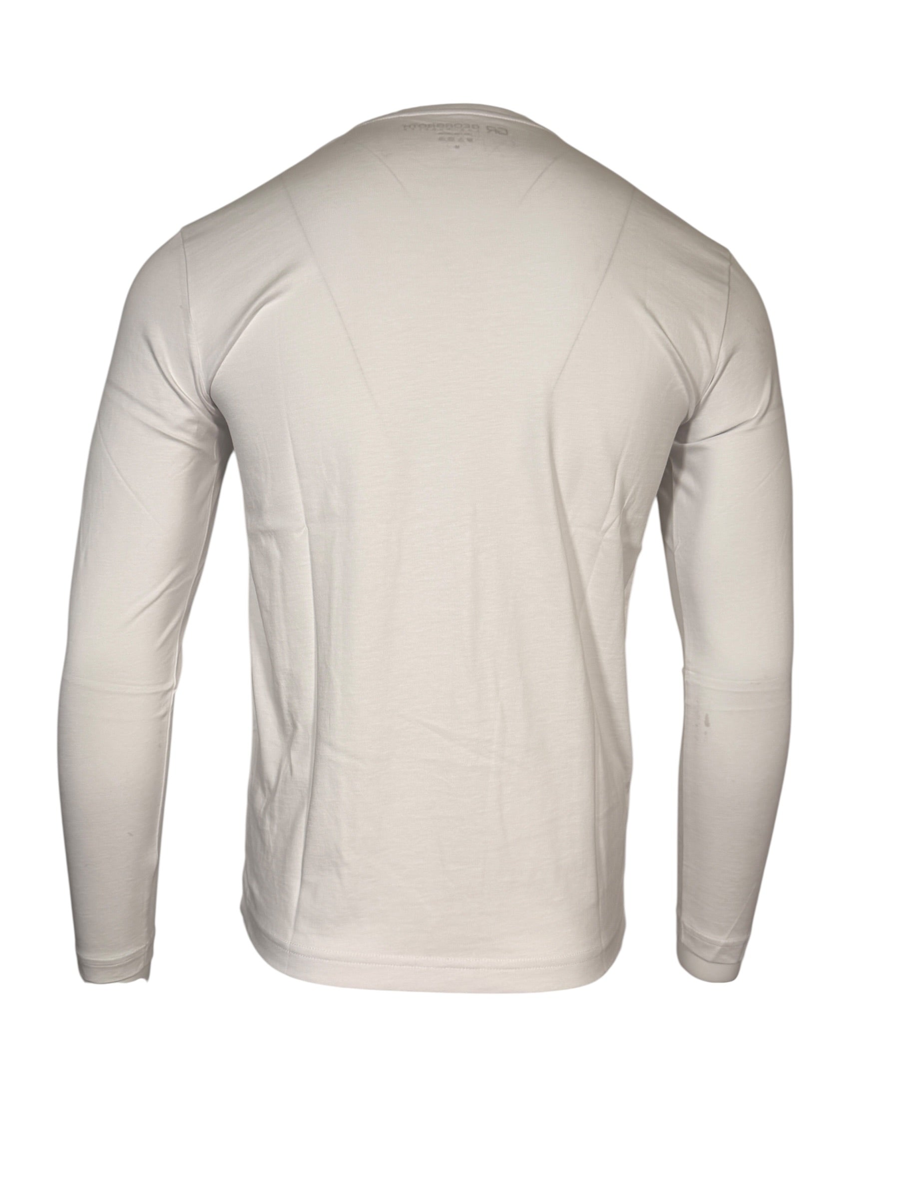 GEORG ROTH MEN'S PIMA T-SHIRT - LONG-SLEEVE - WHITE