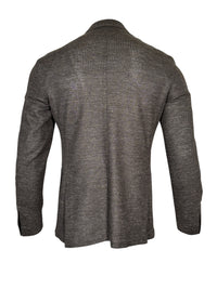 L.B.M. 1911 TAILORED LINEN/COTTON SPORT COAT - CHARCOAL MELANGE