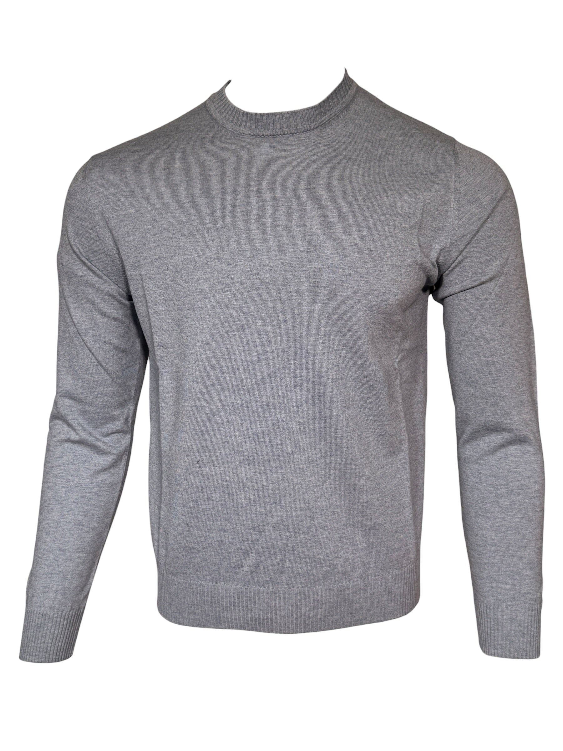 MAURIZIO BALDASSARI SUMMER CASHMERE CREW SWEATER - AIR BLUE