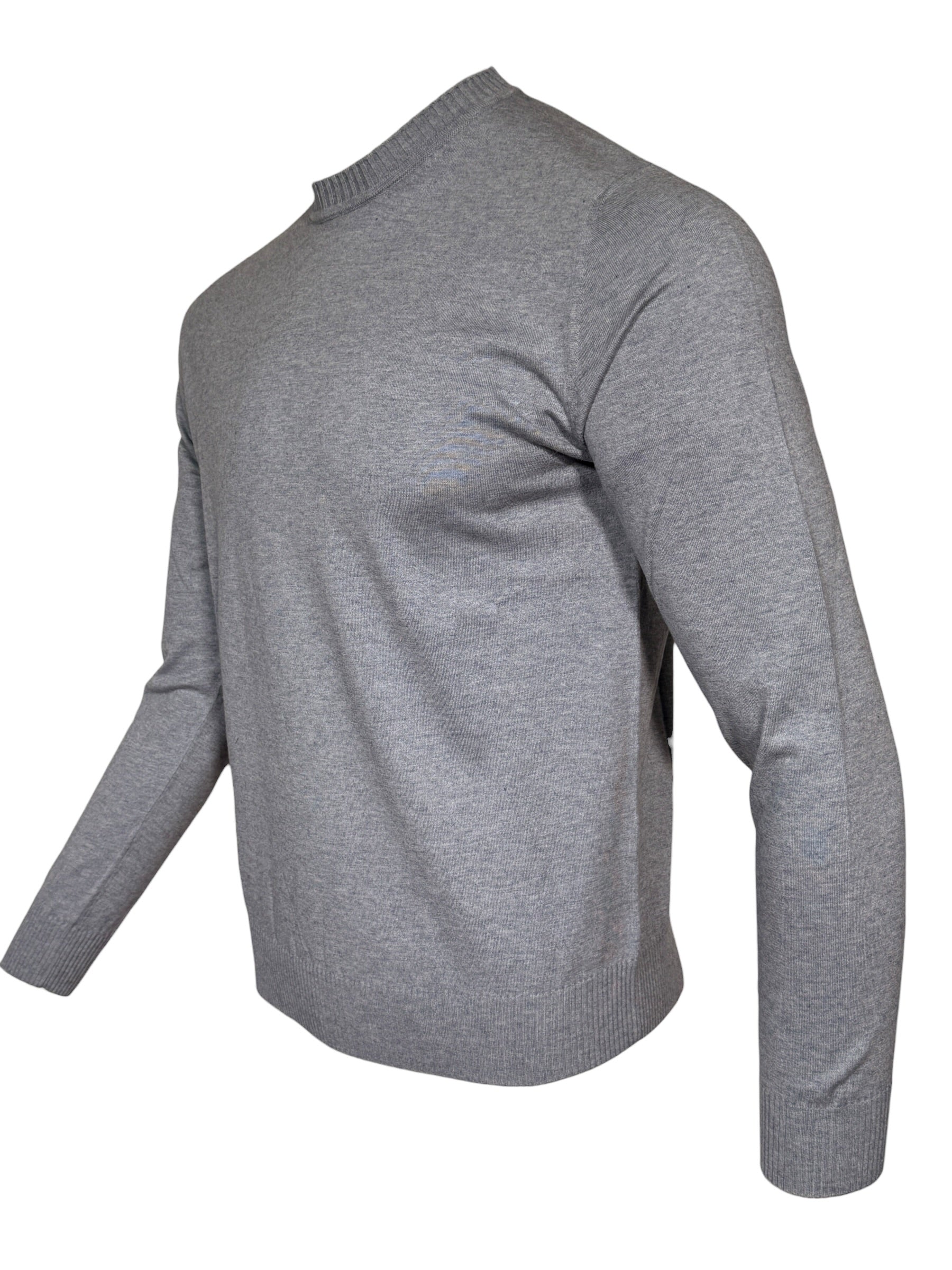 MAURIZIO BALDASSARI SUMMER CASHMERE CREW SWEATER - AIR BLUE
