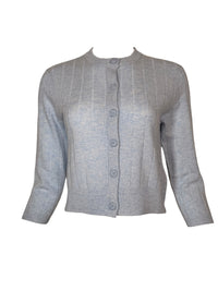 KINROSS SHORT RIB CREW CARDIGAN - SKYWAY