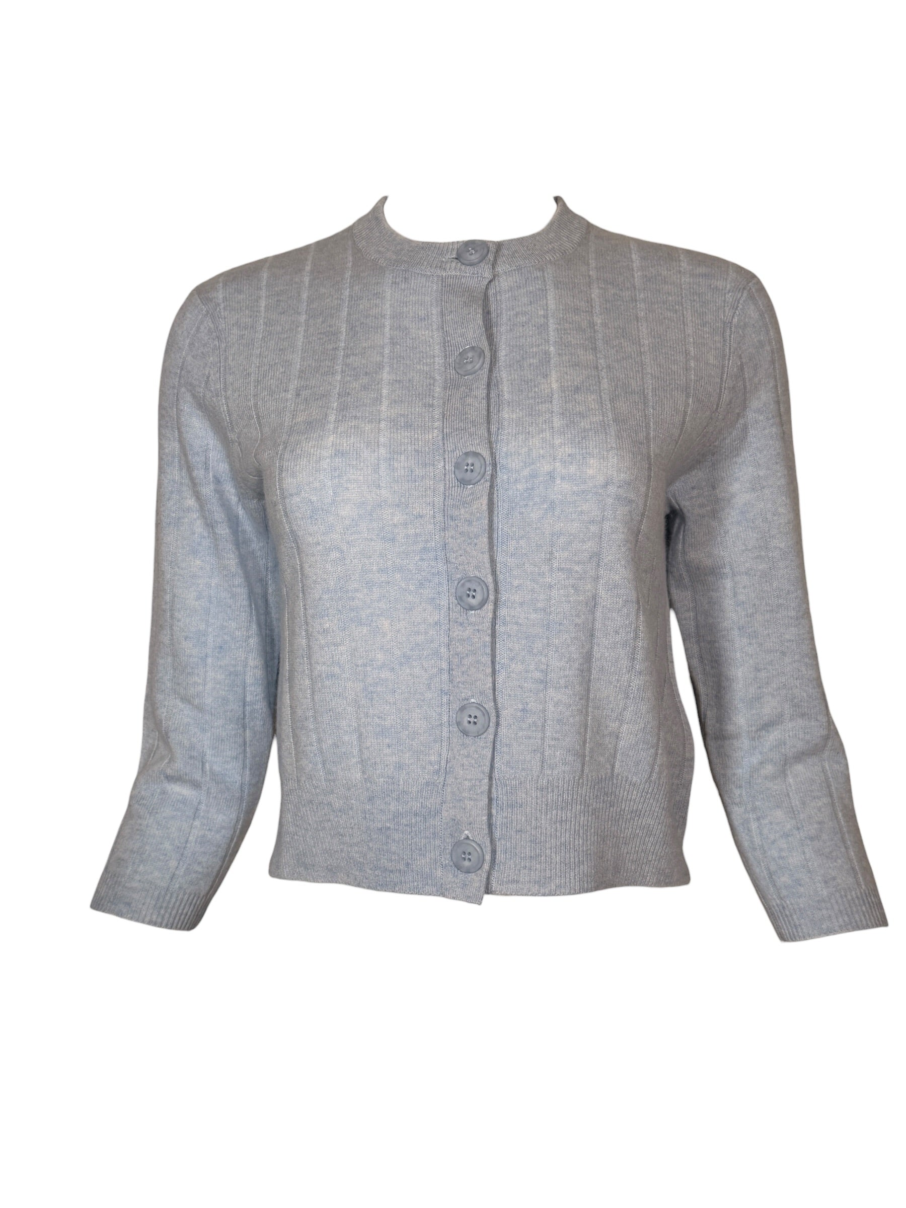 KINROSS SHORT RIB CREW CARDIGAN - SKYWAY