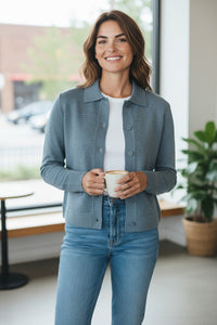 KINROSS TRAVEL SHACKET - DENIM