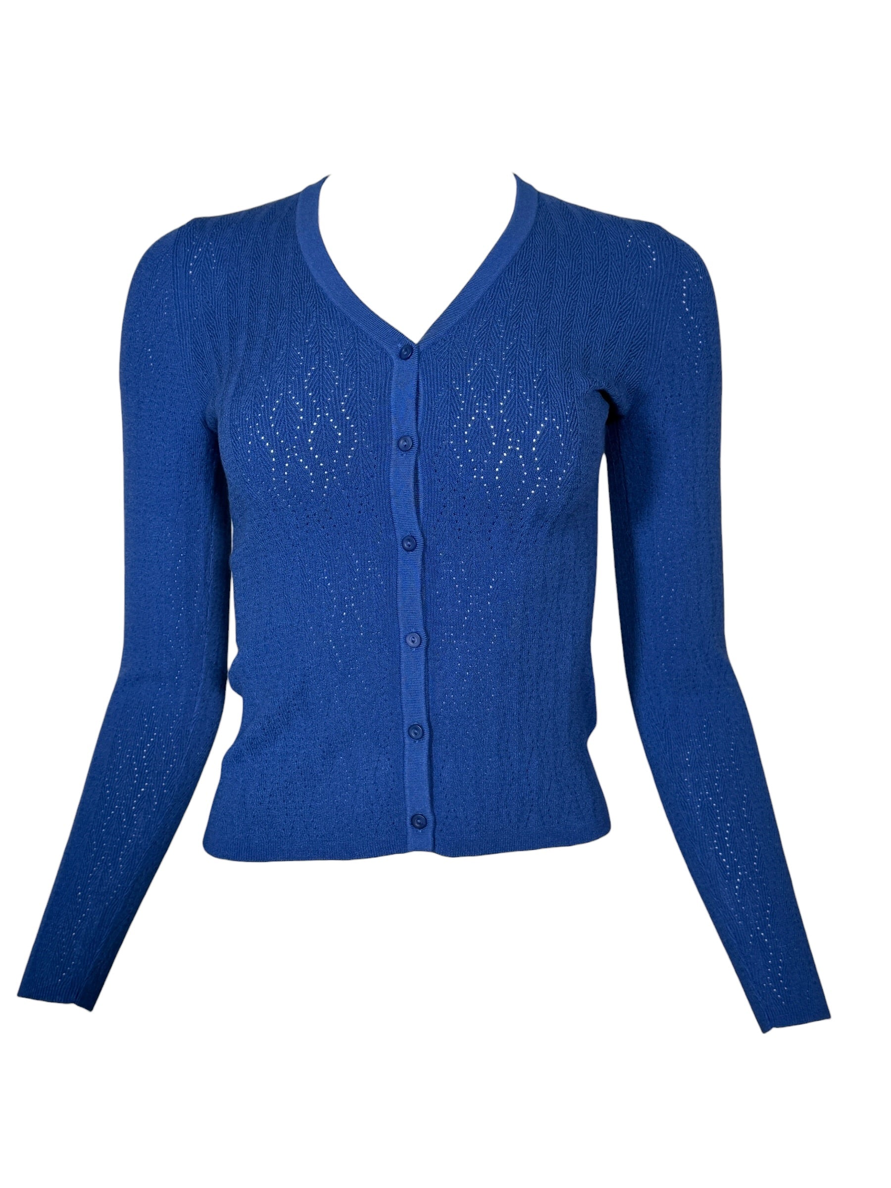 KINROSS POINTELLE BUTTON FRONT VEE - ANCHOR