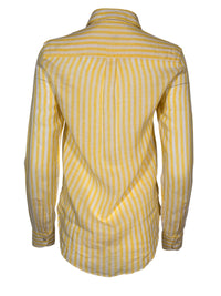 GIANGI NAPOLI WOMEN'S CATY LINEN SHIRT - YELLOW STRIPE