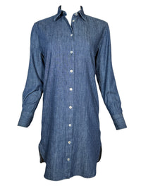 GIANGI NAPOLI WOMEN'S MARTA DENIM DRESS - DARK BLUE STONE WASH